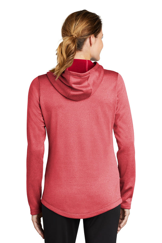 Sport-Tek  Women's PosiCharge  Sport-Wick  Heather Fleece Hooded Pullover. LST264