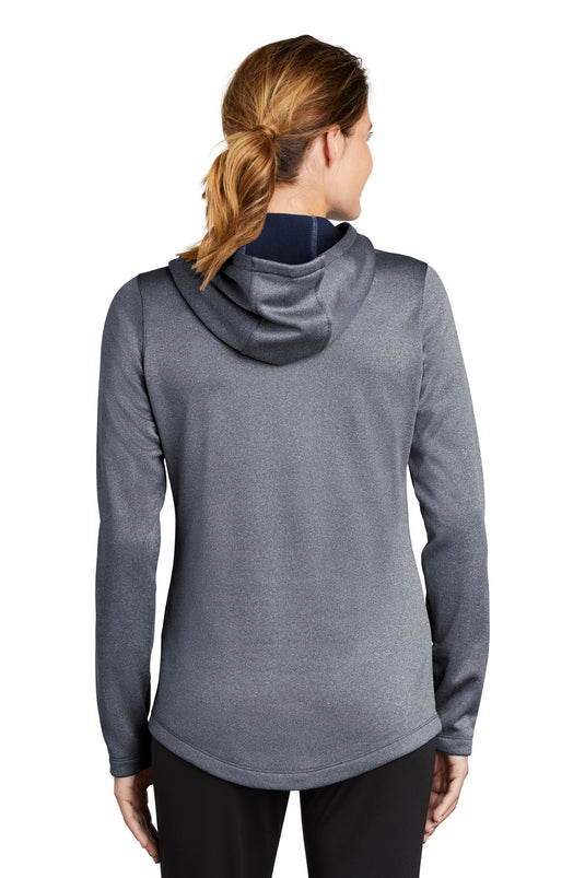 Sport-Tek  Women's PosiCharge  Sport-Wick  Heather Fleece Hooded Pullover. LST264