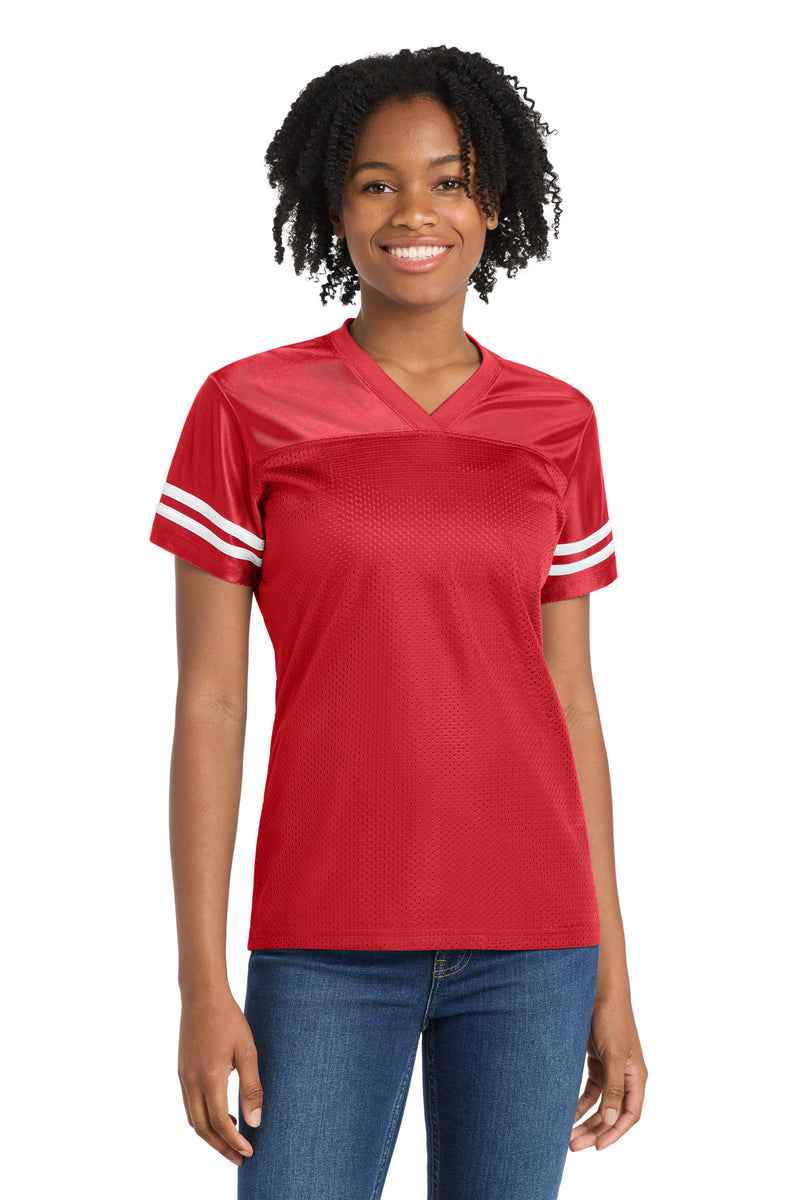 Load image into Gallery viewer, Sport-Tek Women&#39;s PosiCharge Replica Jersey. LST307
