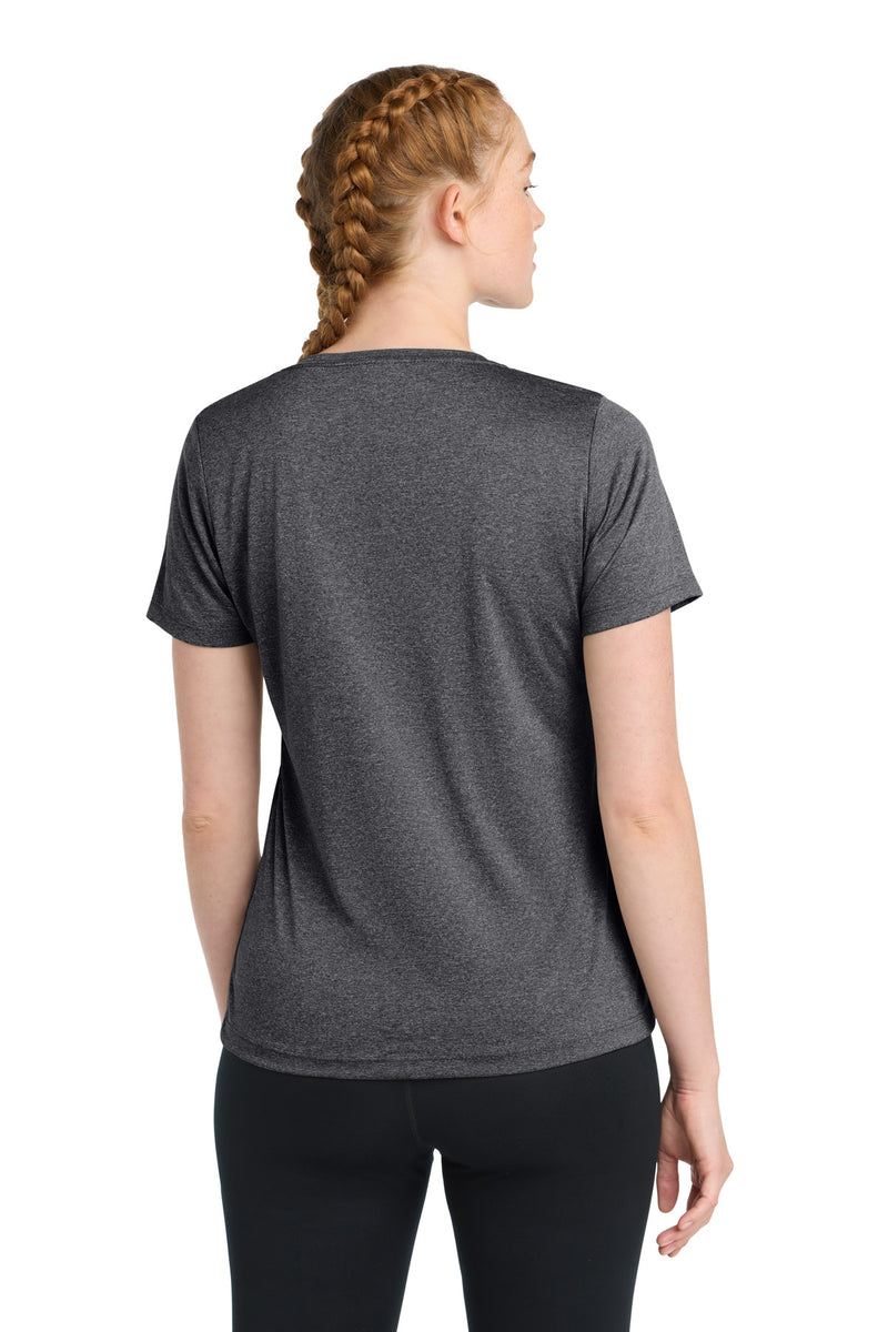 Load image into Gallery viewer, Sport-Tek Women&#39;s Heather Contender Scoop Neck Tee. LST360
