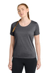 Sport-Tek Women's Heather Contender Scoop Neck Tee. LST360