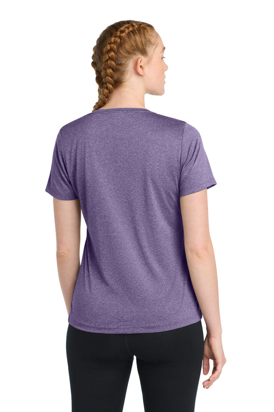 Sport-Tek Women's Heather Contender Scoop Neck Tee. LST360
