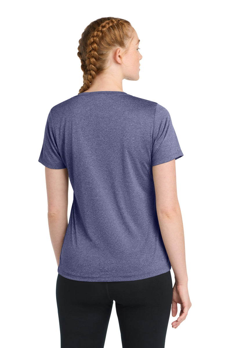 Load image into Gallery viewer, Sport-Tek Women&#39;s Heather Contender Scoop Neck Tee. LST360
