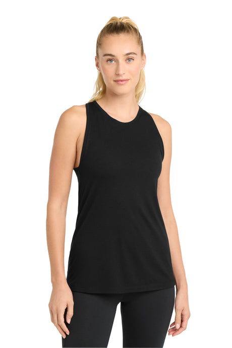 Sport-Tek  Women's PosiCharge  Tri-Blend Wicking Tank. LST402
