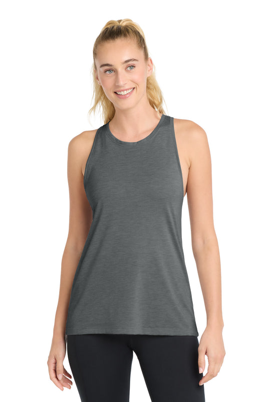 Sport-Tek  Women's PosiCharge  Tri-Blend Wicking Tank. LST402