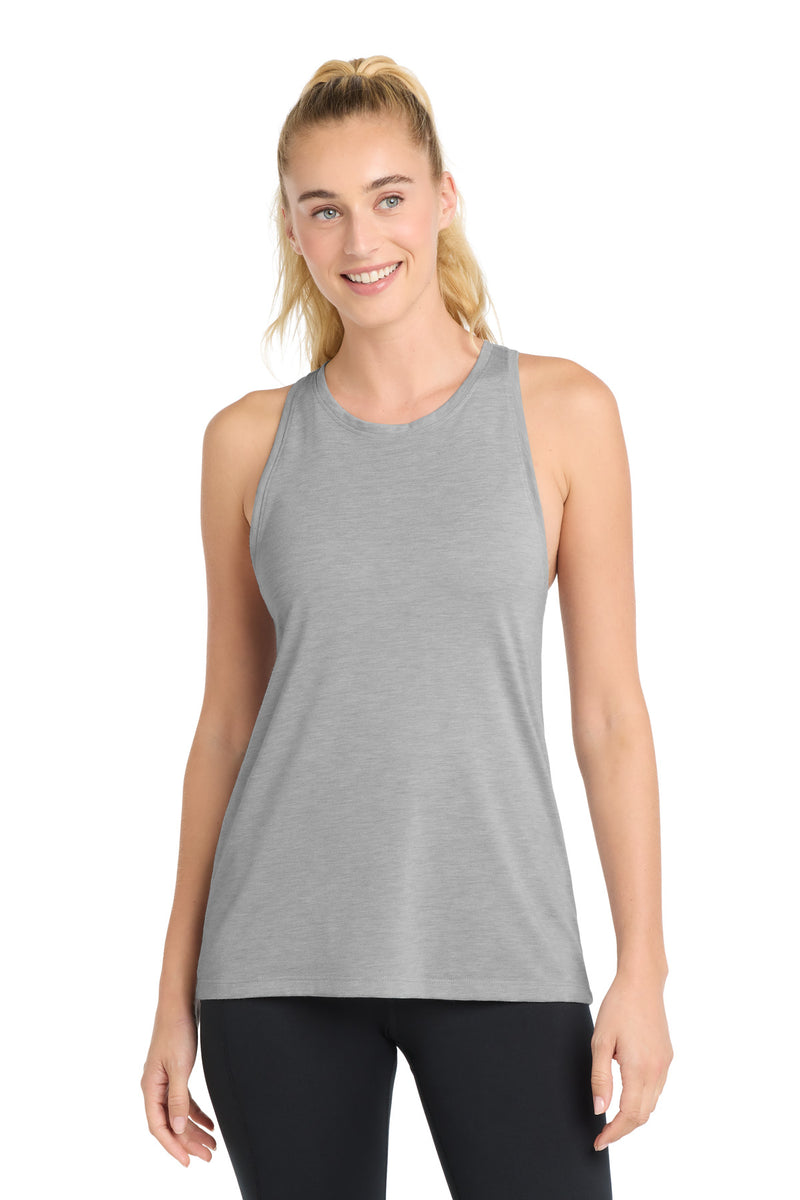 Load image into Gallery viewer, Sport-Tek  Women&#39;s PosiCharge  Tri-Blend Wicking Tank. LST402
