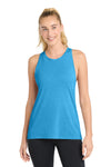 Sport-Tek  Women's PosiCharge  Tri-Blend Wicking Tank. LST402