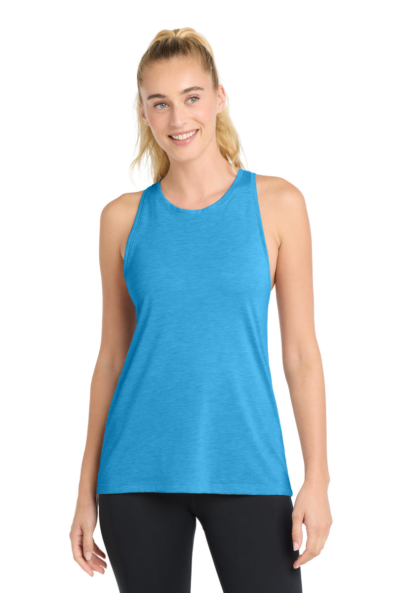 Load image into Gallery viewer, Sport-Tek  Women&#39;s PosiCharge  Tri-Blend Wicking Tank. LST402

