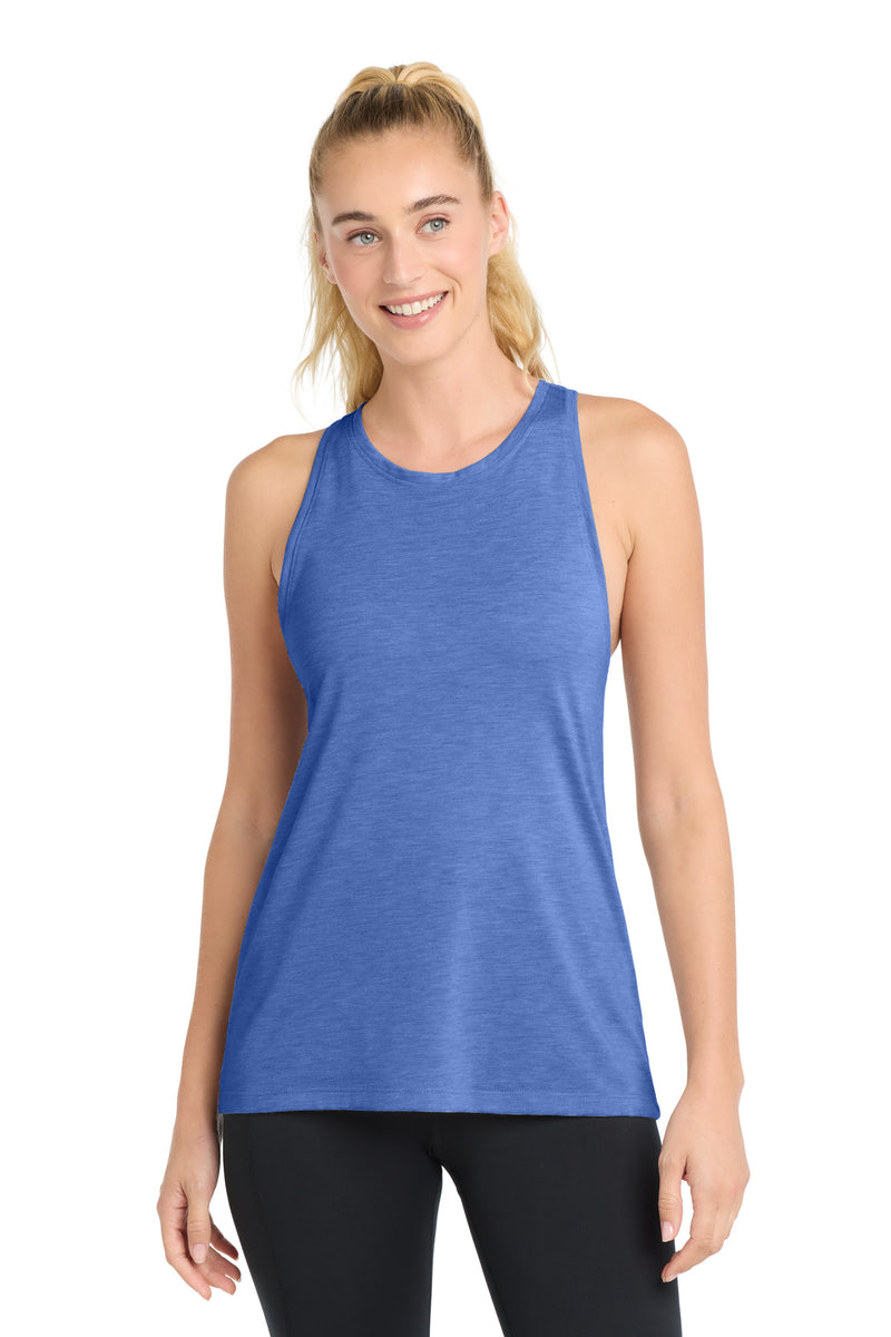 Load image into Gallery viewer, Sport-Tek  Women&#39;s PosiCharge  Tri-Blend Wicking Tank. LST402
