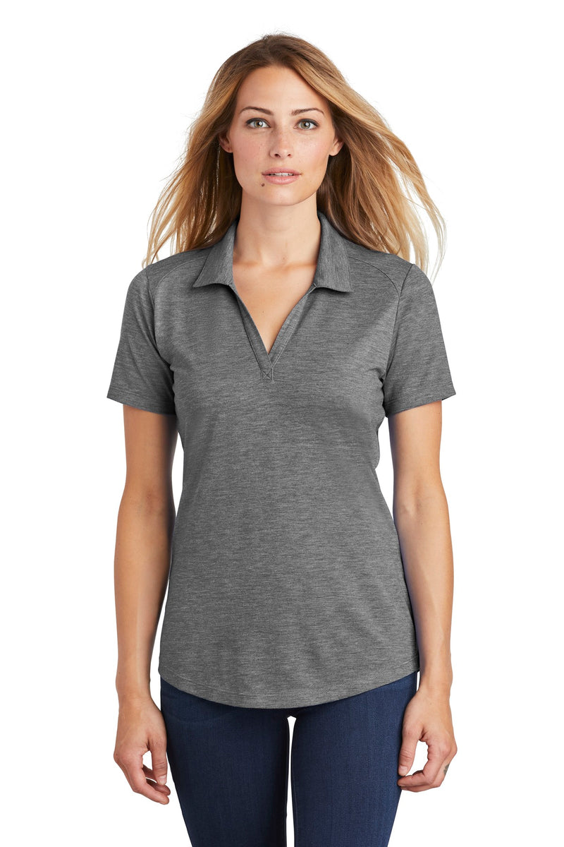 Load image into Gallery viewer, Sport-Tek  Women&#39;s PosiCharge  Tri-Blend Wicking Polo. LST405
