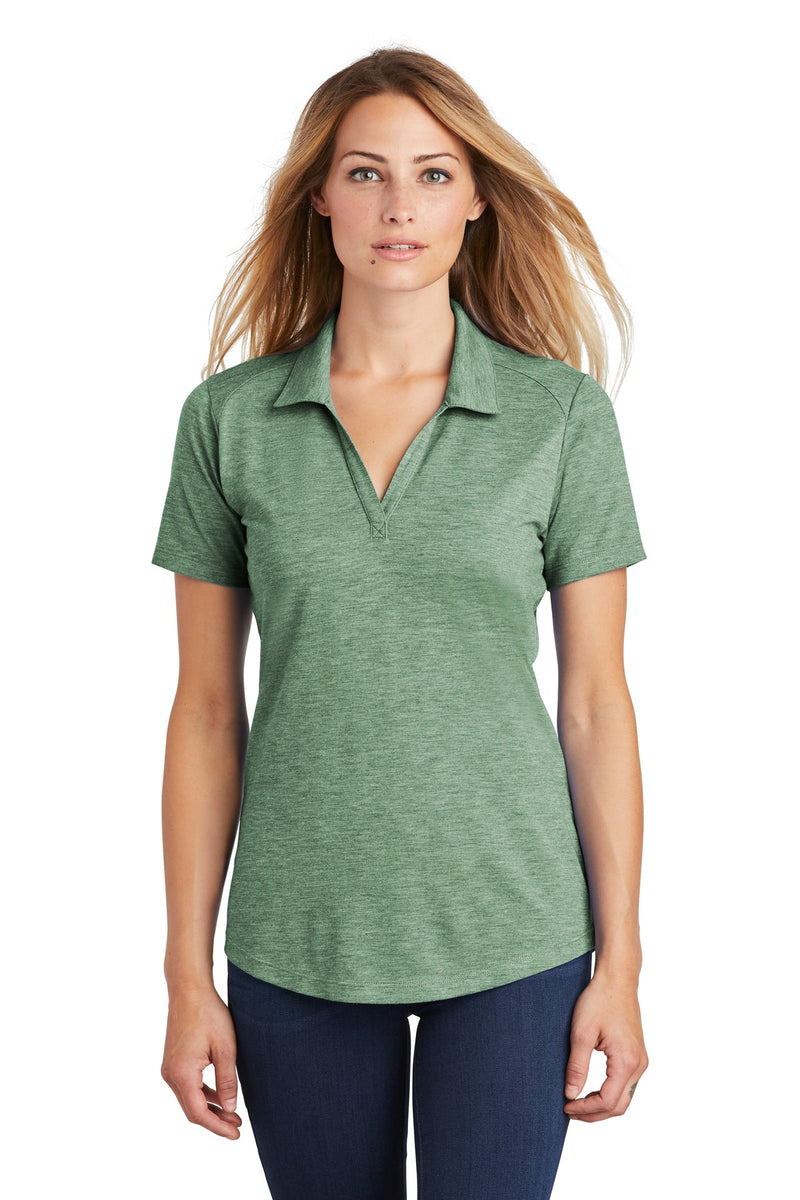 Load image into Gallery viewer, Sport-Tek  Women&#39;s PosiCharge  Tri-Blend Wicking Polo. LST405
