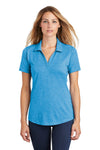 Sport-Tek  Women's PosiCharge  Tri-Blend Wicking Polo. LST405