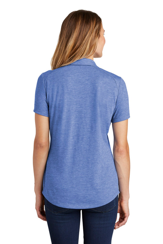 Sport-Tek  Women's PosiCharge  Tri-Blend Wicking Polo. LST405