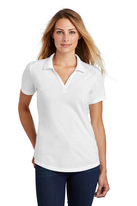 Sport-Tek  Women's PosiCharge  Tri-Blend Wicking Polo. LST405