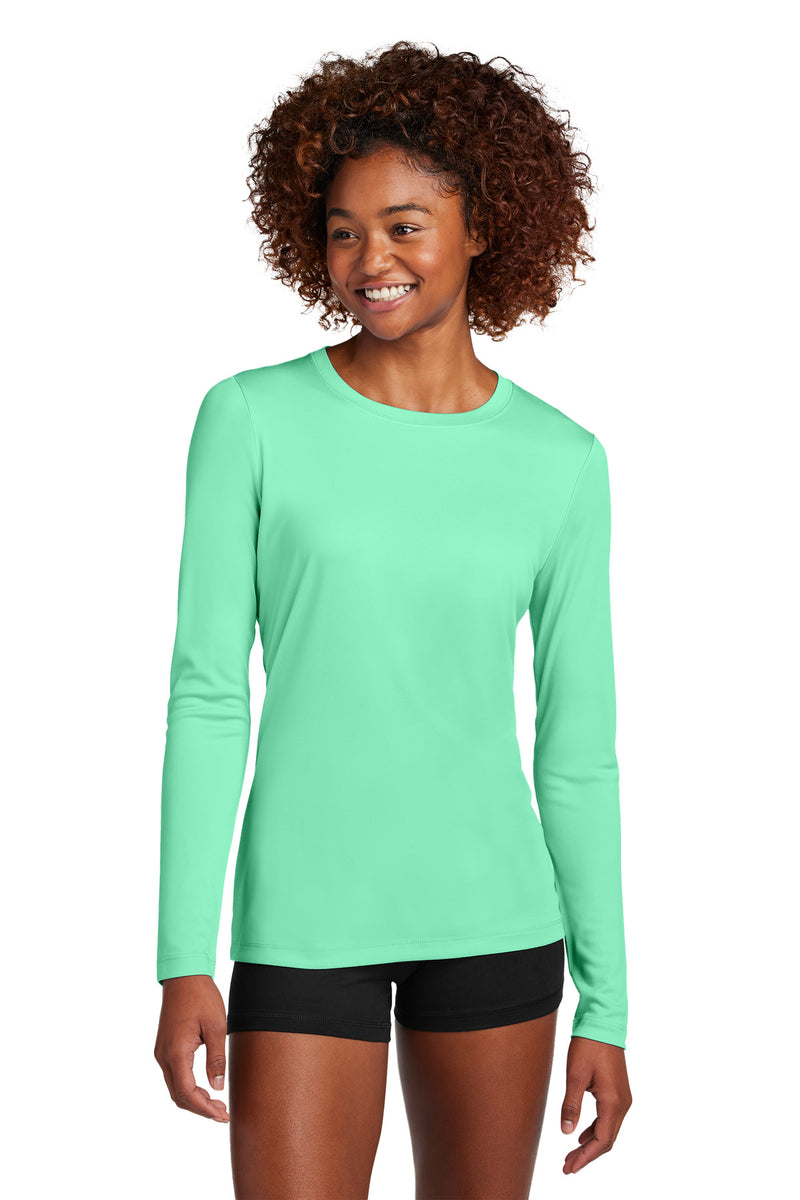 Load image into Gallery viewer, Sport-Tek Women&#39;s Posi-UV Pro Long Sleeve LST420LS

