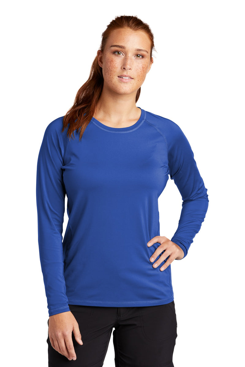 Load image into Gallery viewer, Sport-Tek  Women&#39;s Long Sleeve Rashguard Tee. LST470LS
