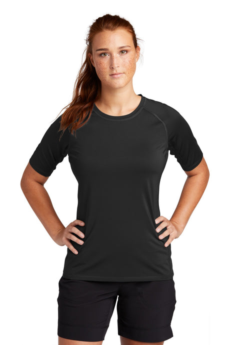 Sport-Tek  Women's Rashguard Tee. LST470