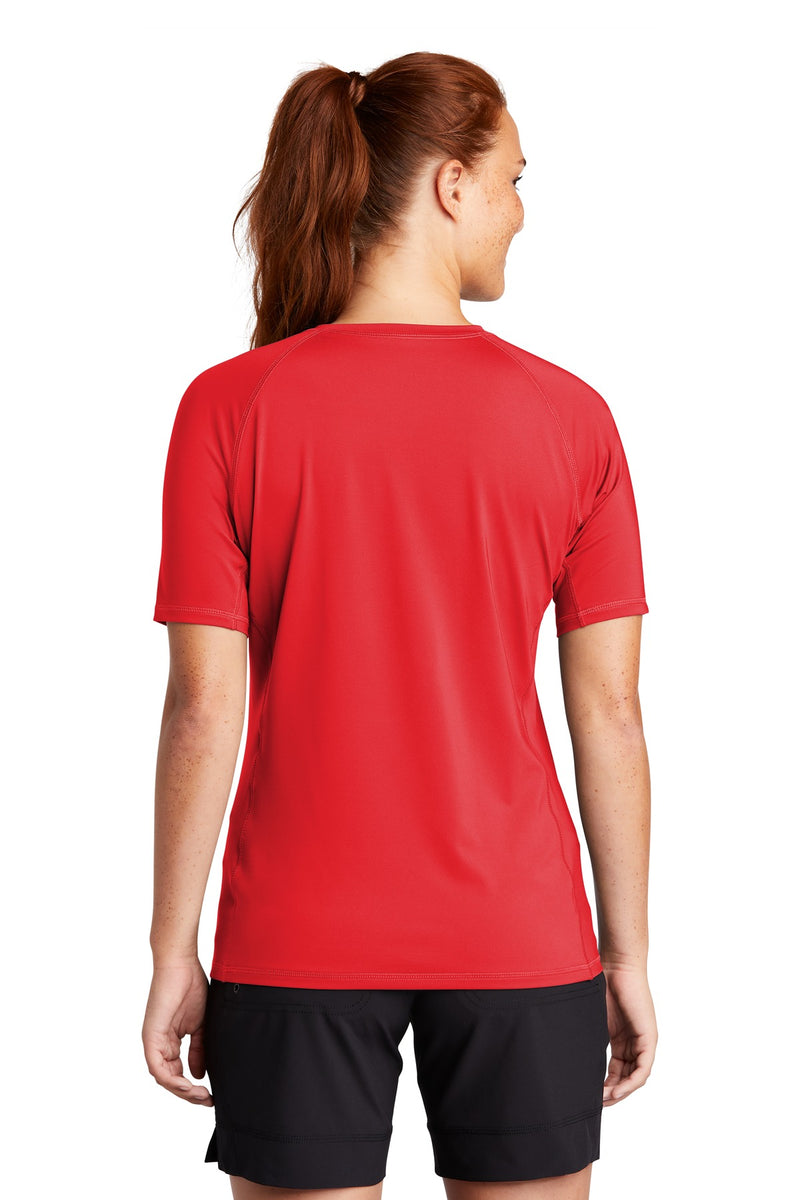 Load image into Gallery viewer, Sport-Tek  Women&#39;s Rashguard Tee. LST470
