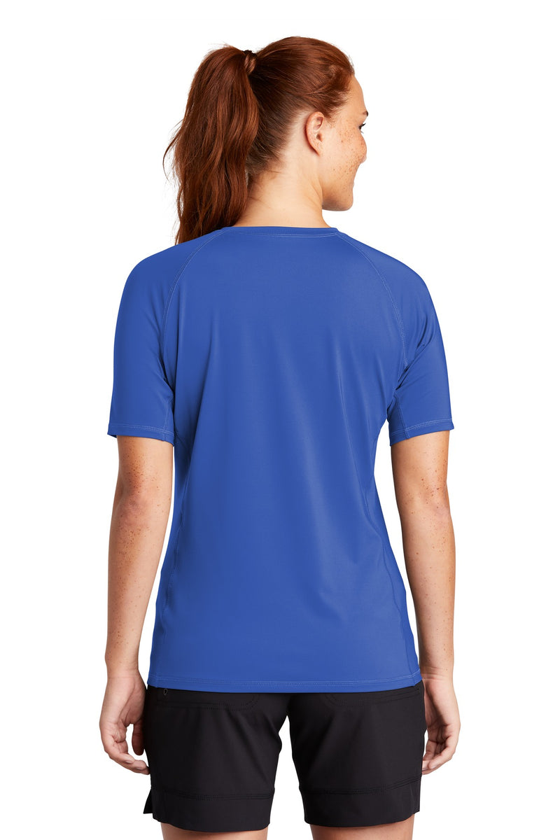 Load image into Gallery viewer, Sport-Tek  Women&#39;s Rashguard Tee. LST470
