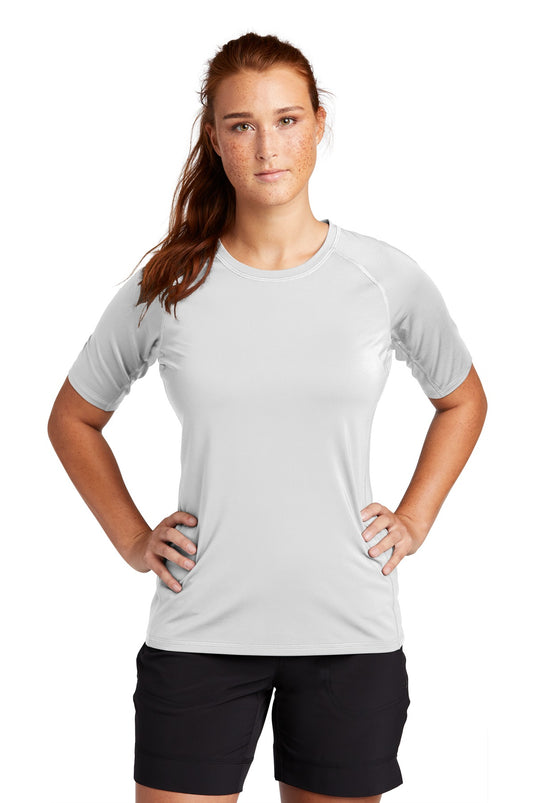 Sport-Tek  Women's Rashguard Tee. LST470