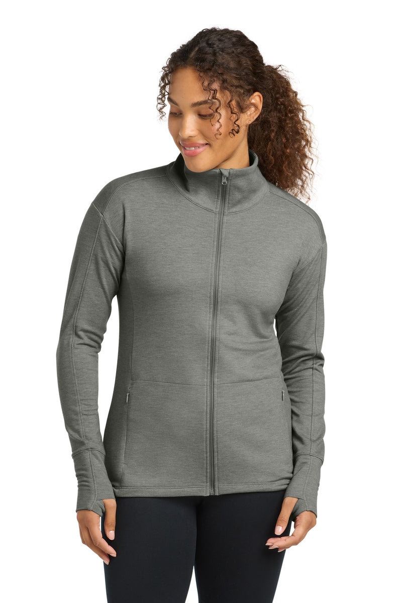 Load image into Gallery viewer, Sport-Tek Women&#39;s Sport-Wick Flex Fleece Full-Zip. LST560
