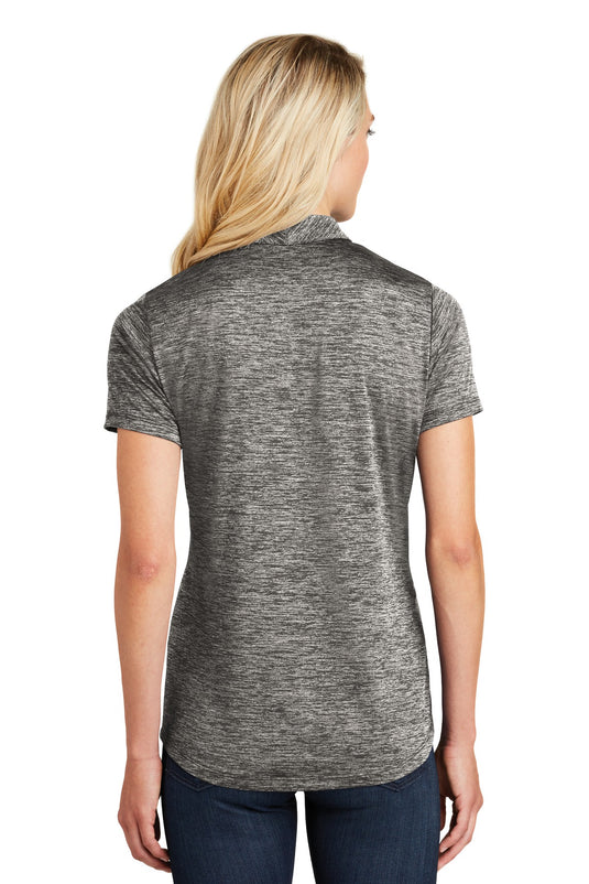 Sport-Tek  Women's PosiCharge  Electric Heather Polo. LST590