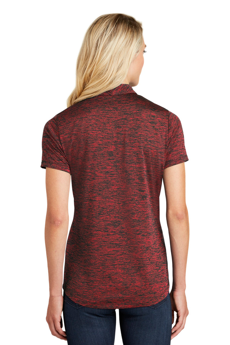Load image into Gallery viewer, Sport-Tek  Women&#39;s PosiCharge  Electric Heather Polo. LST590

