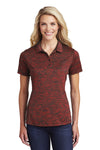 Sport-Tek  Women's PosiCharge  Electric Heather Polo. LST590