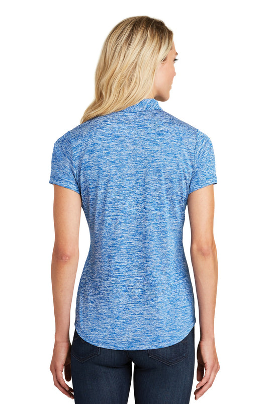 Sport-Tek  Women's PosiCharge  Electric Heather Polo. LST590