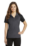 Sport-Tek Women's Colorblock Micropique Sport-Wick Polo. LST652