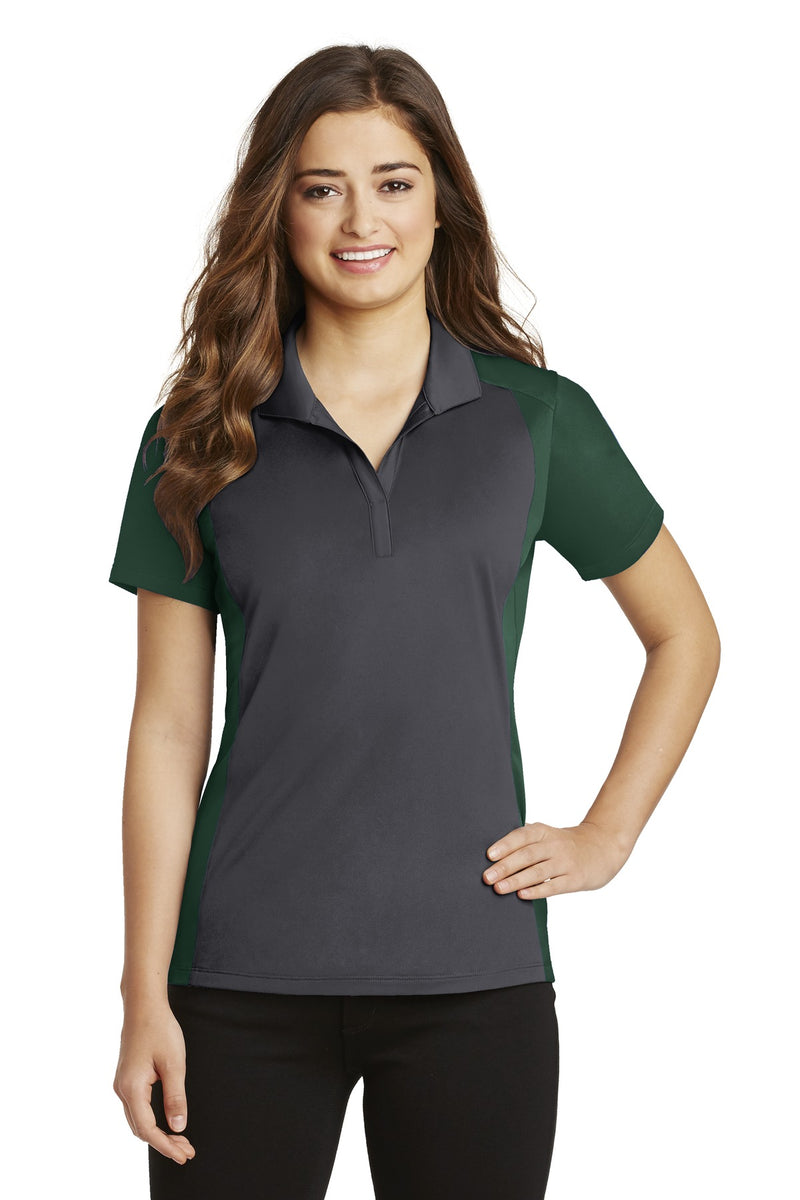 Load image into Gallery viewer, Sport-Tek Women&#39;s Colorblock Micropique Sport-Wick Polo. LST652
