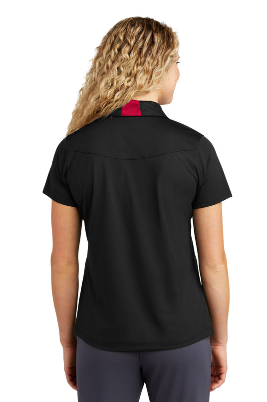 Sport-Tek Women's Side Blocked Micropique Sport-Wick Polo. LST655