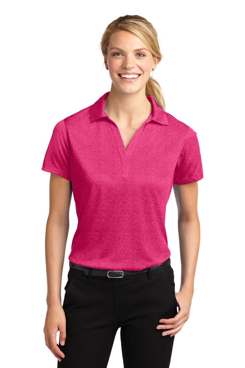 Load image into Gallery viewer, Sport-Tek Women&#39;s Heather Contender Polo. LST660
