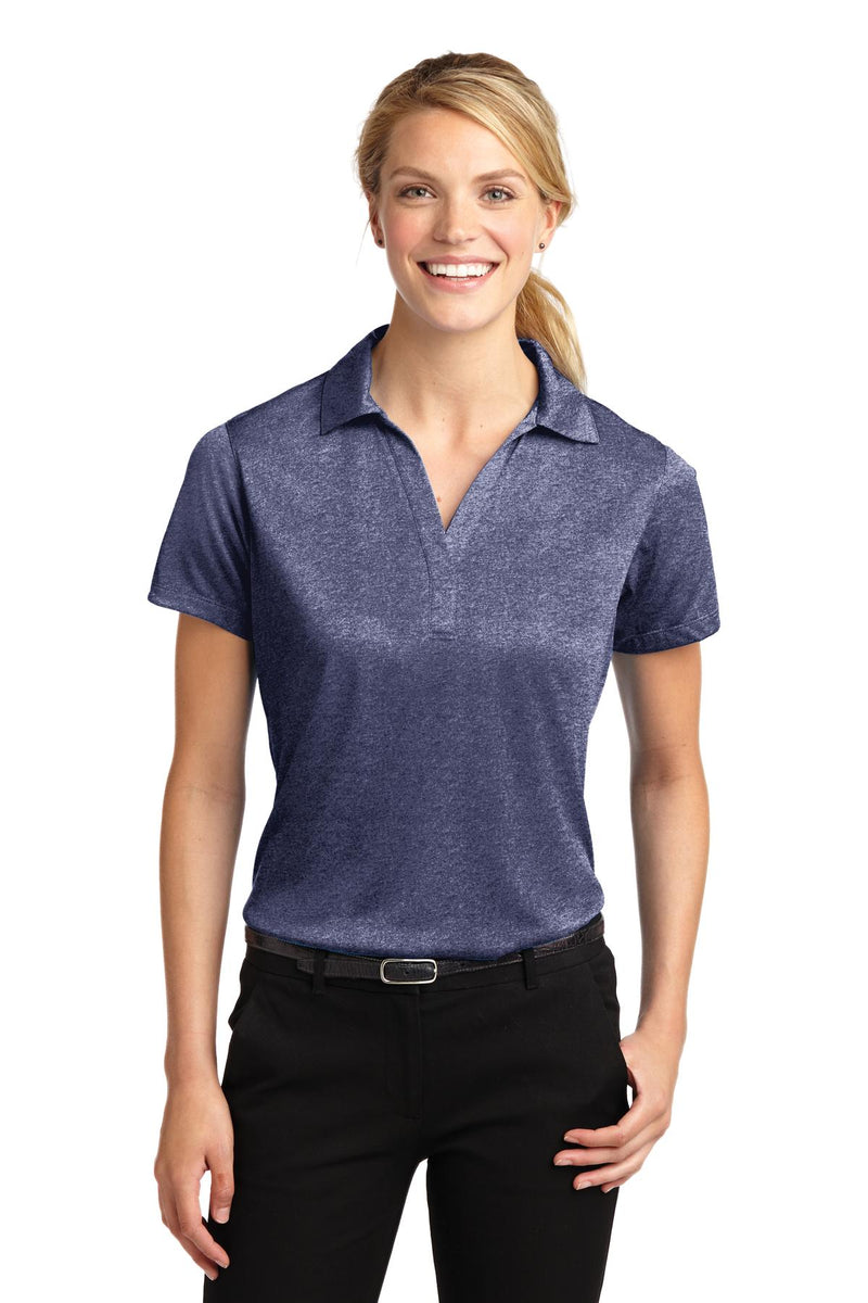 Load image into Gallery viewer, Sport-Tek Women&#39;s Heather Contender Polo. LST660
