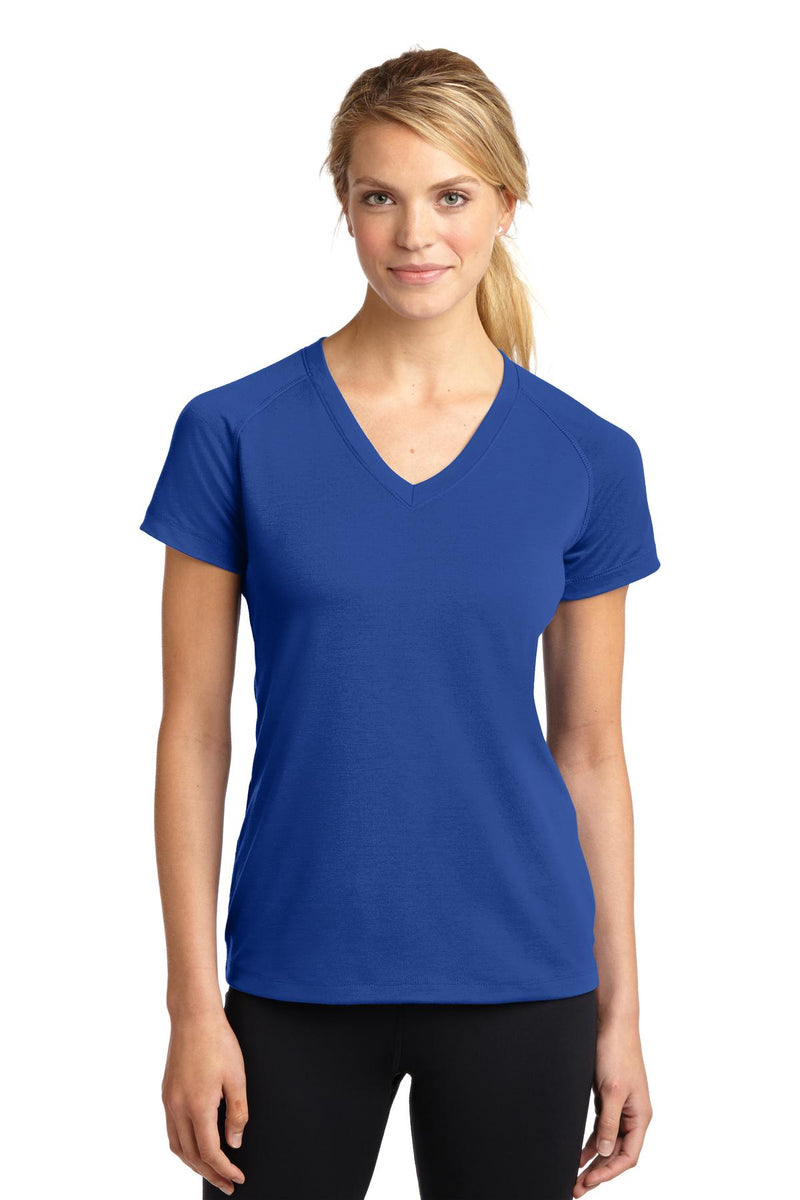 Load image into Gallery viewer, Sport-Tek Women&#39;s Ultimate Performance V-Neck. LST700
