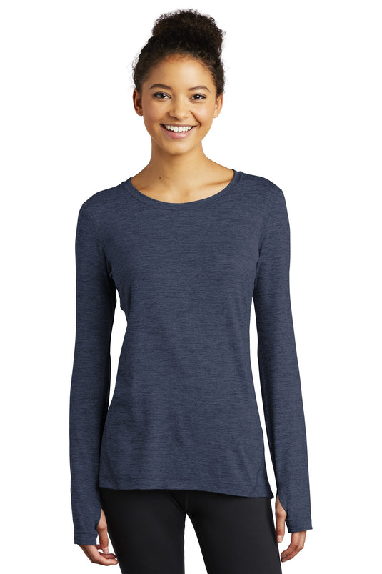 Sport-Tek  Women's Exchange 1.5 Long Sleeve Crew. LST710