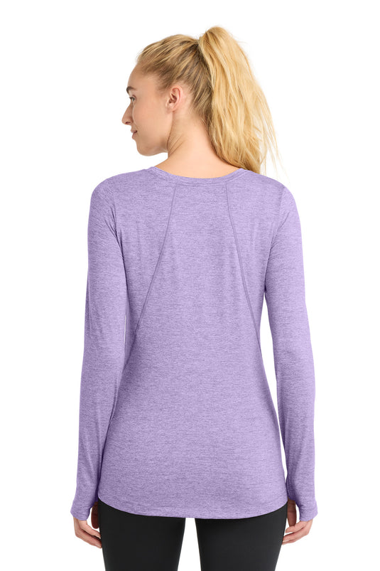 Sport-Tek  Women's Exchange 1.5 Long Sleeve Crew. LST710