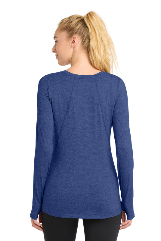 Sport-Tek  Women's Exchange 1.5 Long Sleeve Crew. LST710