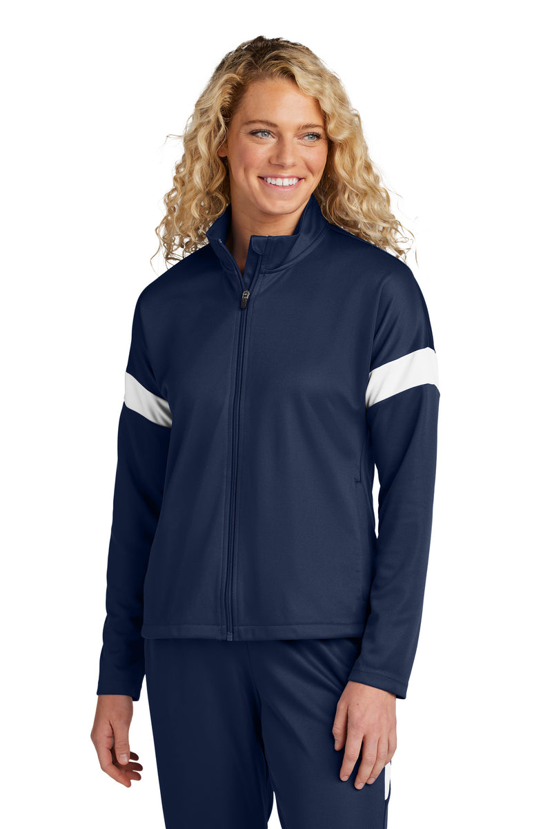 Load image into Gallery viewer, Sport-Tek Women&#39;s Travel Full-Zip Jacket LST800
