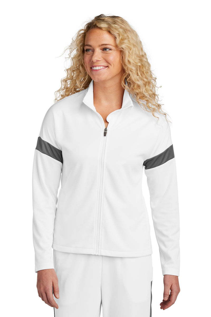 Load image into Gallery viewer, Sport-Tek Women&#39;s Travel Full-Zip Jacket LST800
