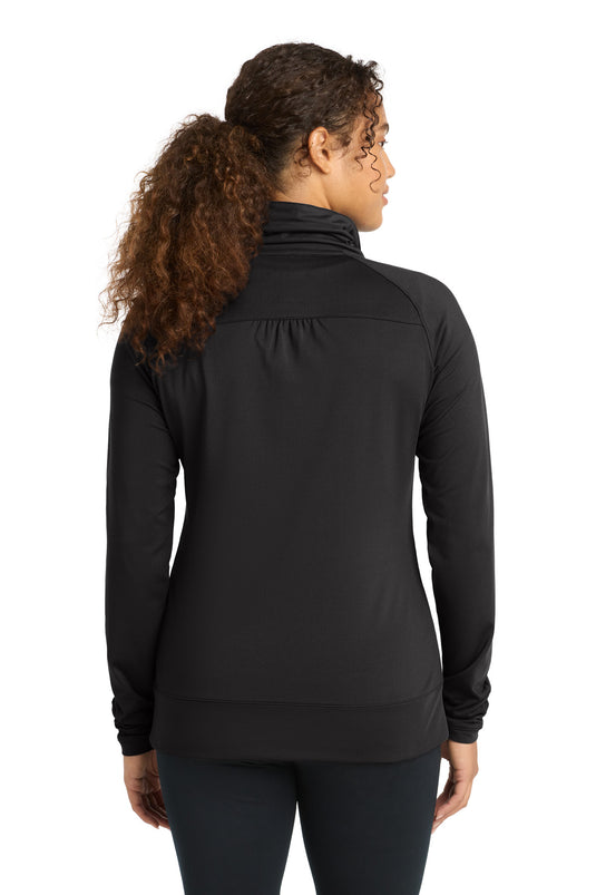 Sport-Tek Women's Sport-Wick Stretch Full-Zip Jacket. LST852