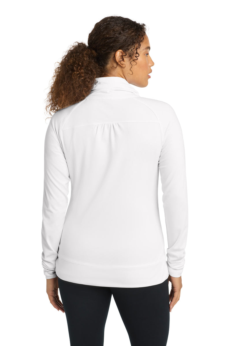 Load image into Gallery viewer, Sport-Tek Women&#39;s Sport-Wick Stretch Full-Zip Jacket. LST852
