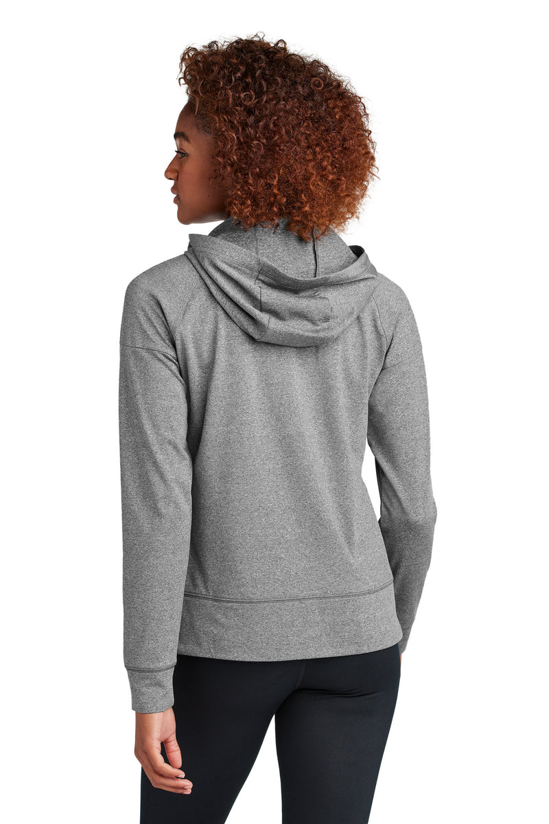 Load image into Gallery viewer, Sport-Tek Women&#39;s Sport-Wick Stretch 1/2-Zip Hoodie LST856
