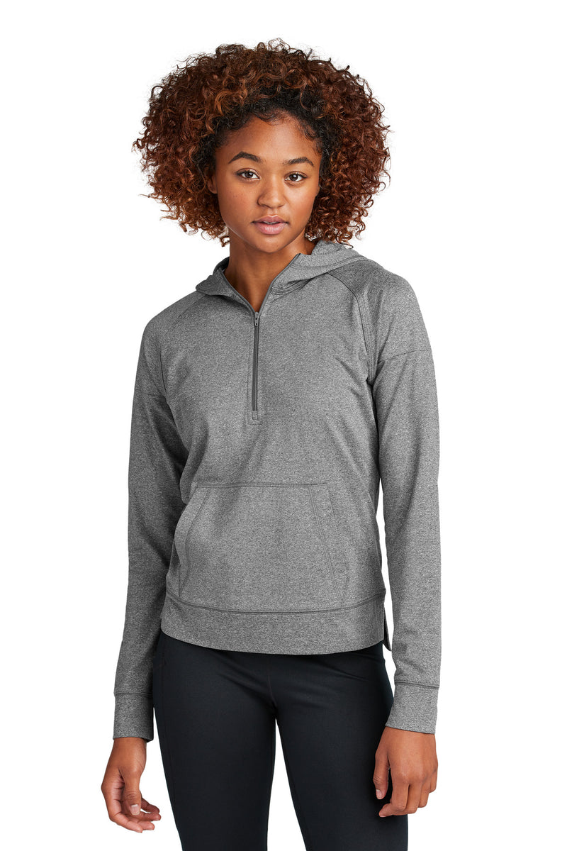 Load image into Gallery viewer, Sport-Tek Women&#39;s Sport-Wick Stretch 1/2-Zip Hoodie LST856

