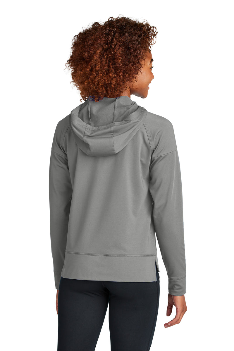 Load image into Gallery viewer, Sport-Tek Women&#39;s Sport-Wick Stretch 1/2-Zip Hoodie LST856
