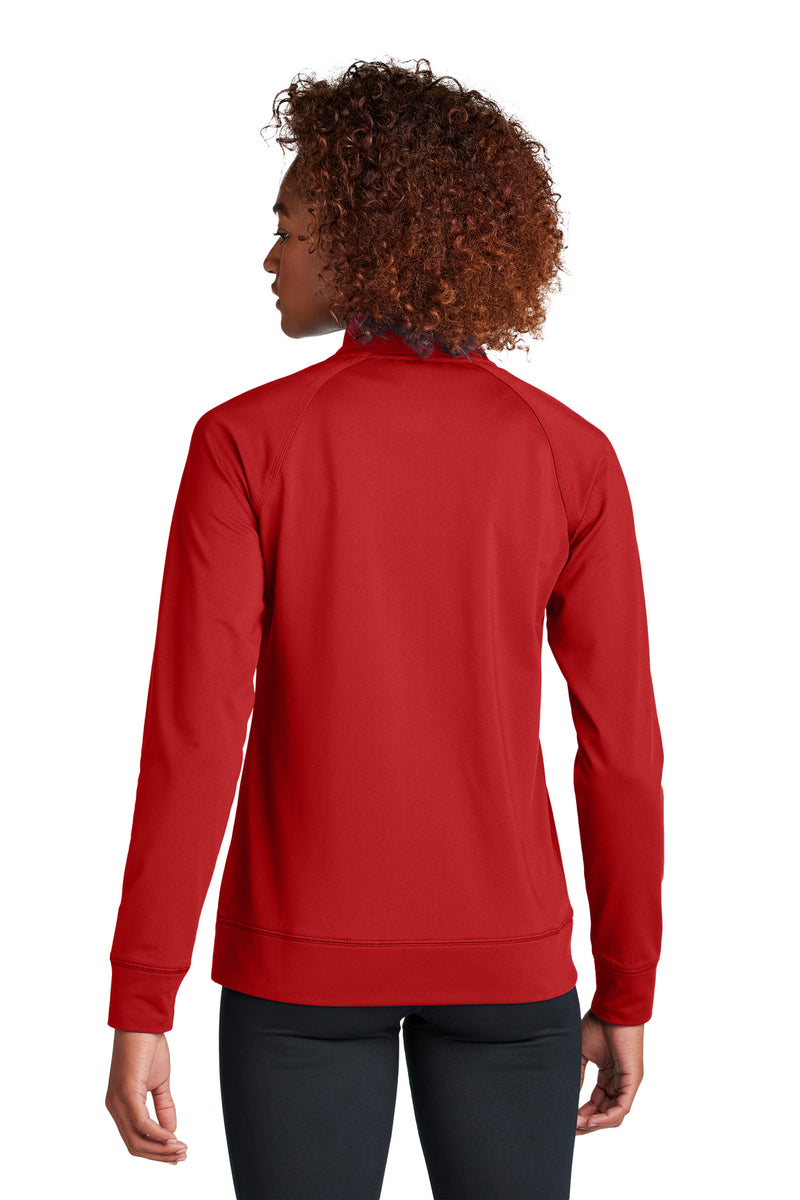 Load image into Gallery viewer, Sport-Tek Women&#39;s Sport-Wick Stretch Full-Zip Cadet Jacket LST857
