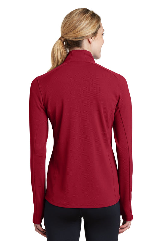 Sport-Tek Women's Sport-Wick Textured 1/4-Zip Pullover.  LST860