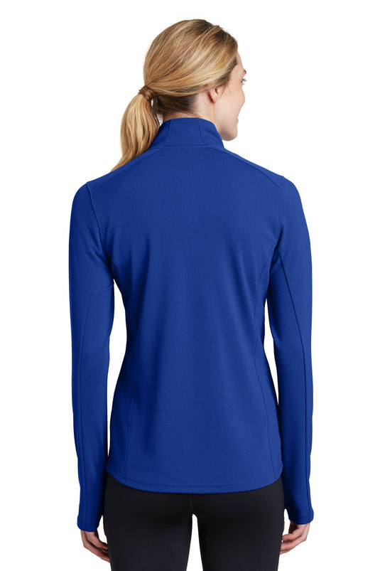 Sport-Tek Women's Sport-Wick Textured 1/4-Zip Pullover.  LST860