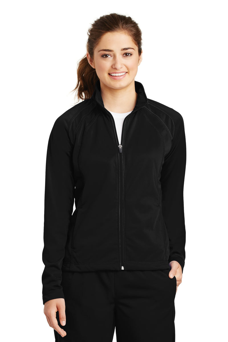 Load image into Gallery viewer, Sport-Tek Women&#39;s Tricot Track Jacket. LST90
