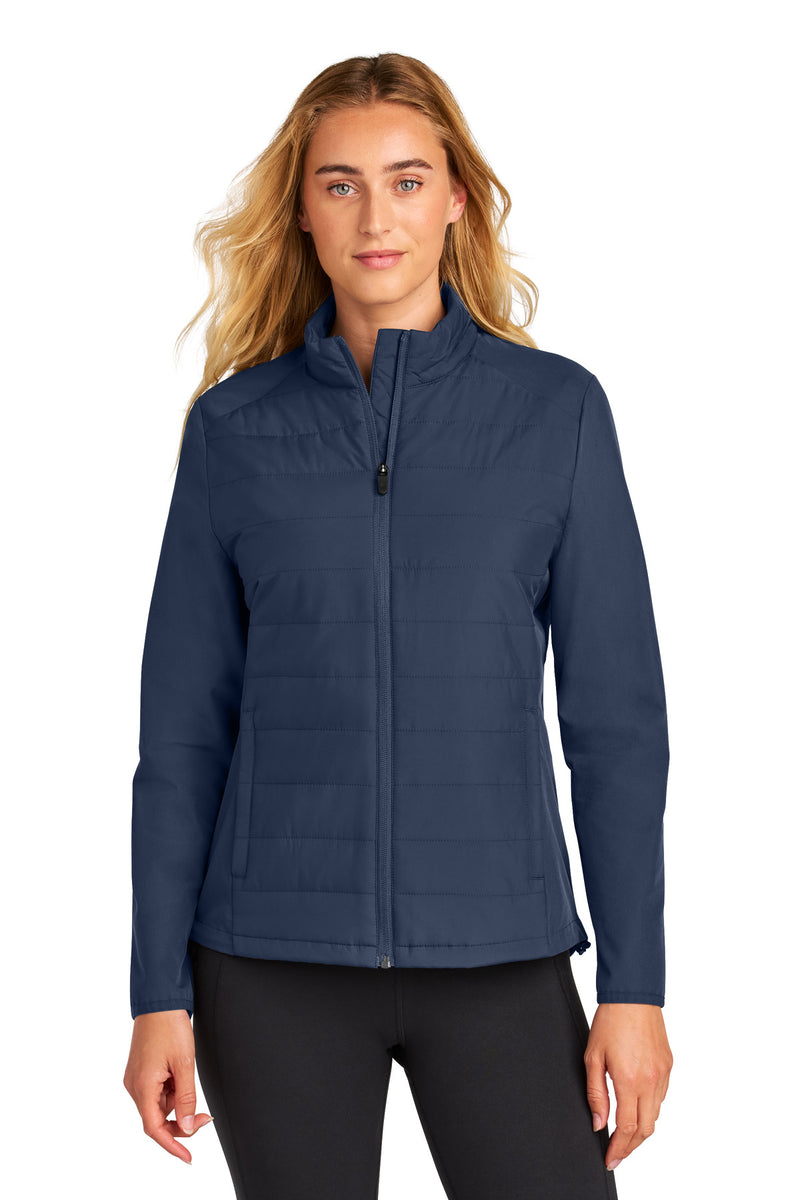 Load image into Gallery viewer, Sport-Tek Women&#39;s Teknical Hybrid Jacket LST940
